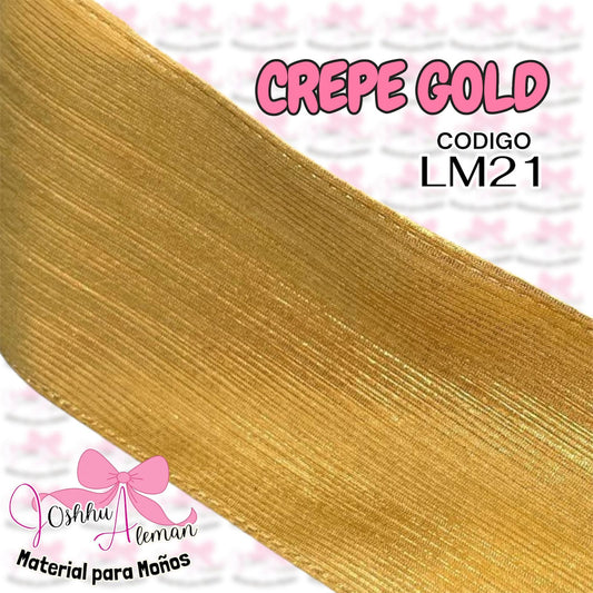 LISTON METALICO CREPE 3"