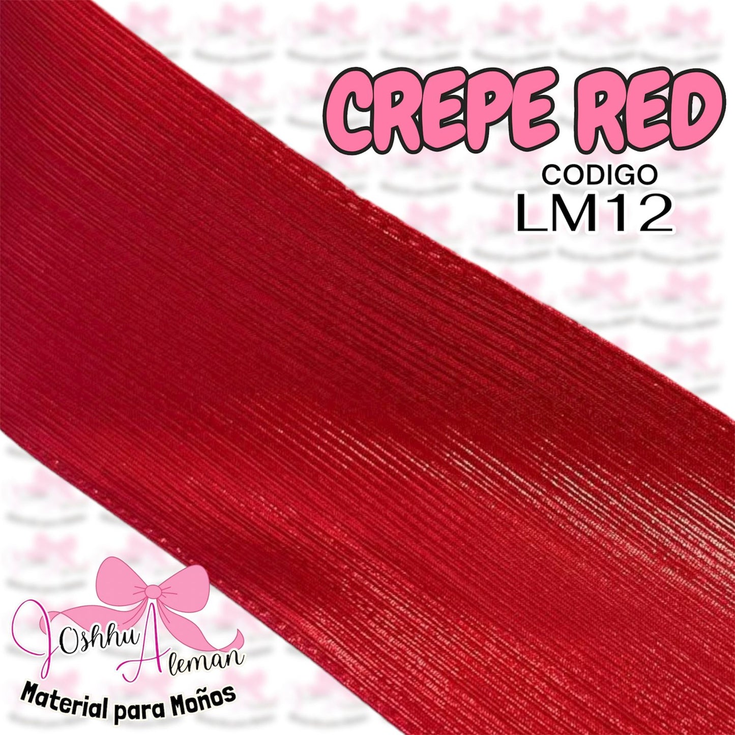 LISTON METALICO CREPE 3"