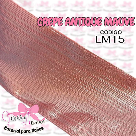 LISTON METALICO CREPE 3"
