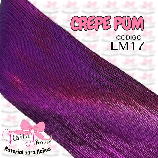 LISTON METALICO CREPE 3"