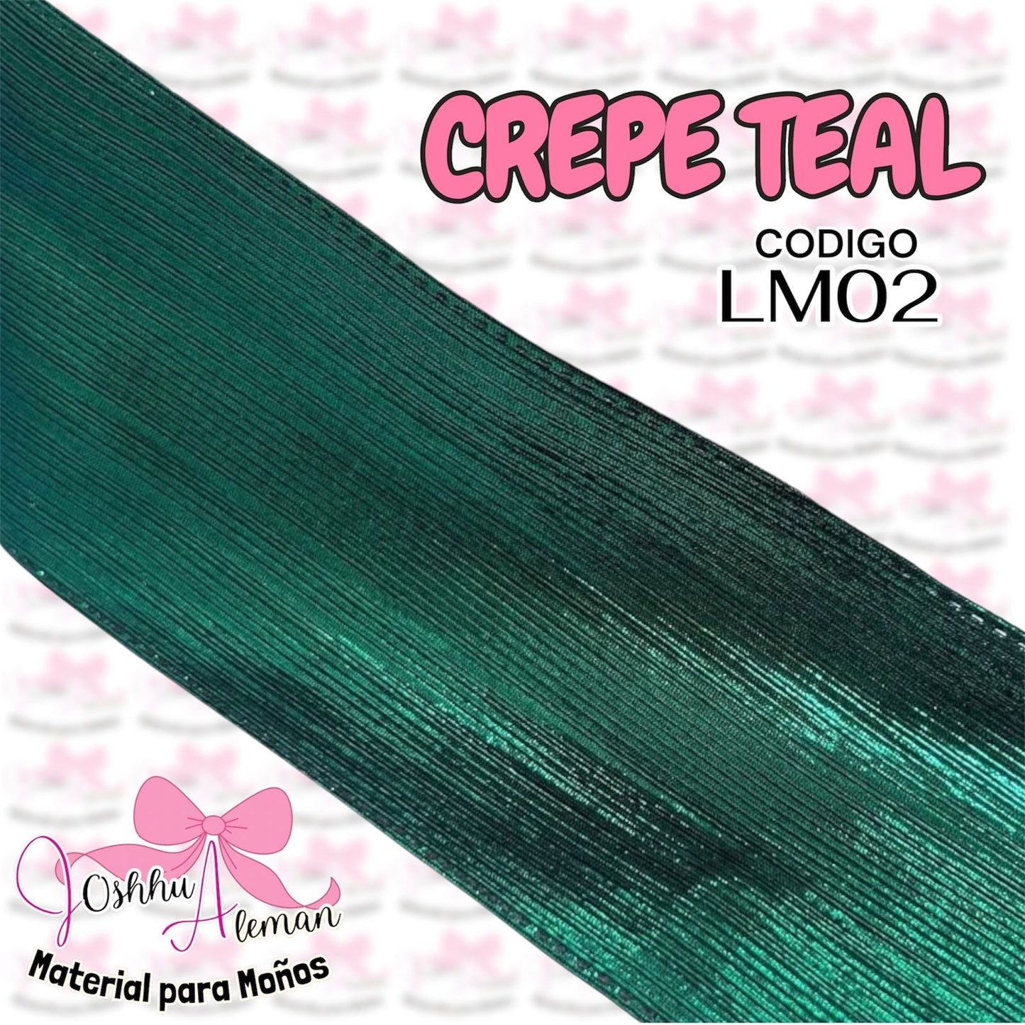 LISTON METALICO CREPE 3"