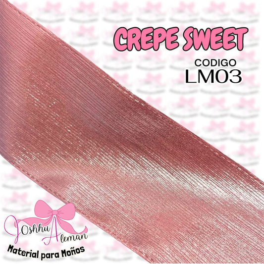 LISTON METALICO CREPE 3"