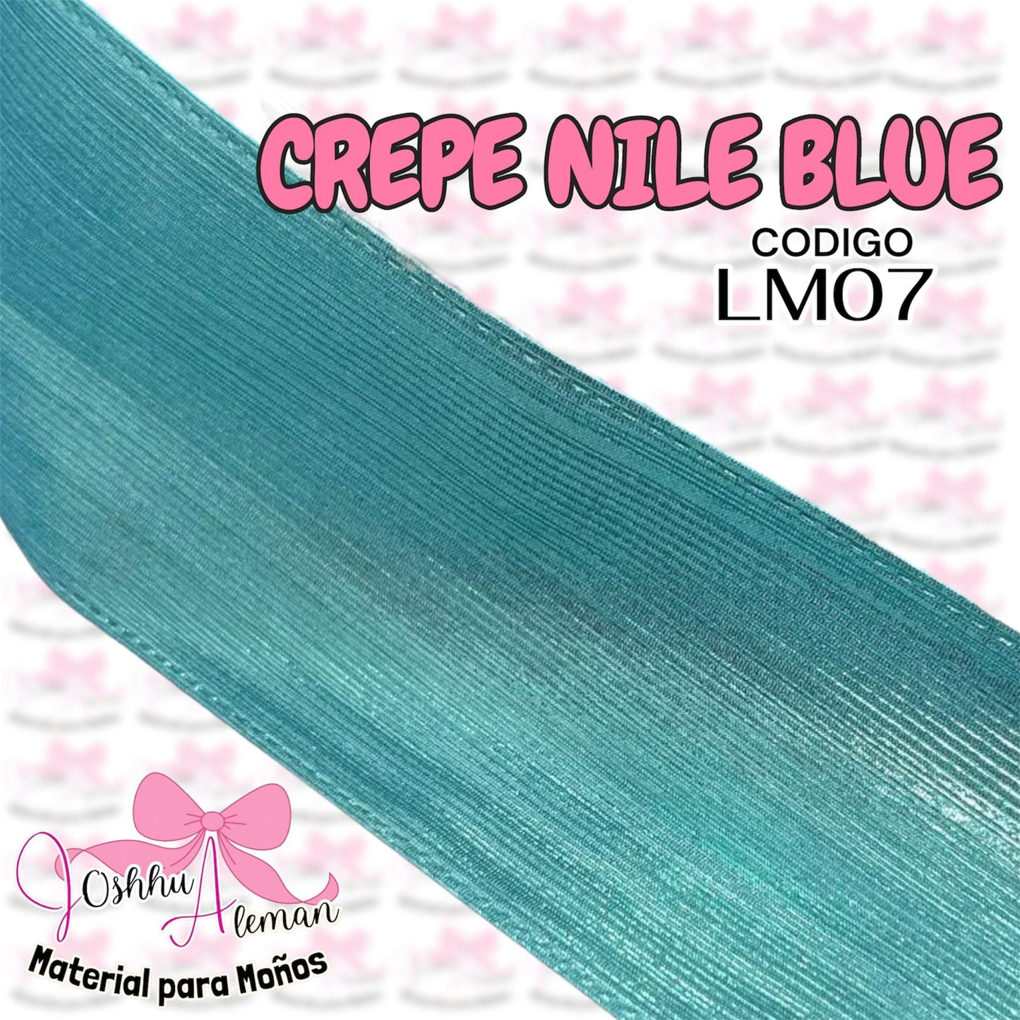 LISTON METALICO CREPE 3"