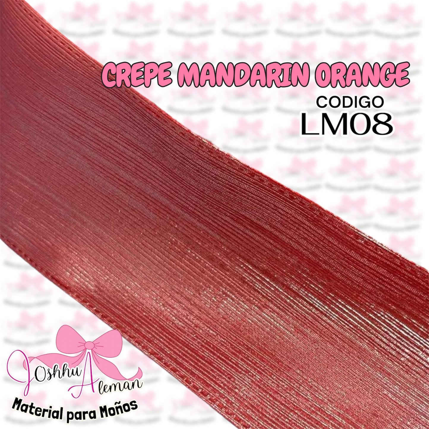 LISTON METALICO CREPE 3"
